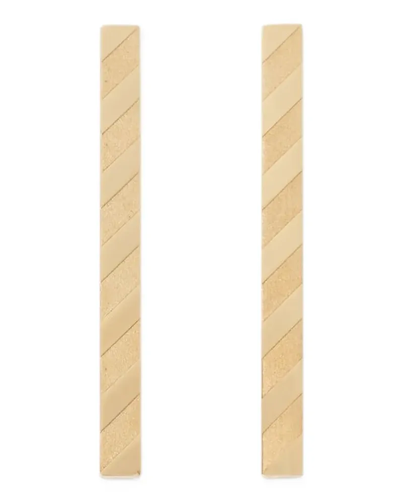 OFF-WHITE Diag earrings - Gold Gold