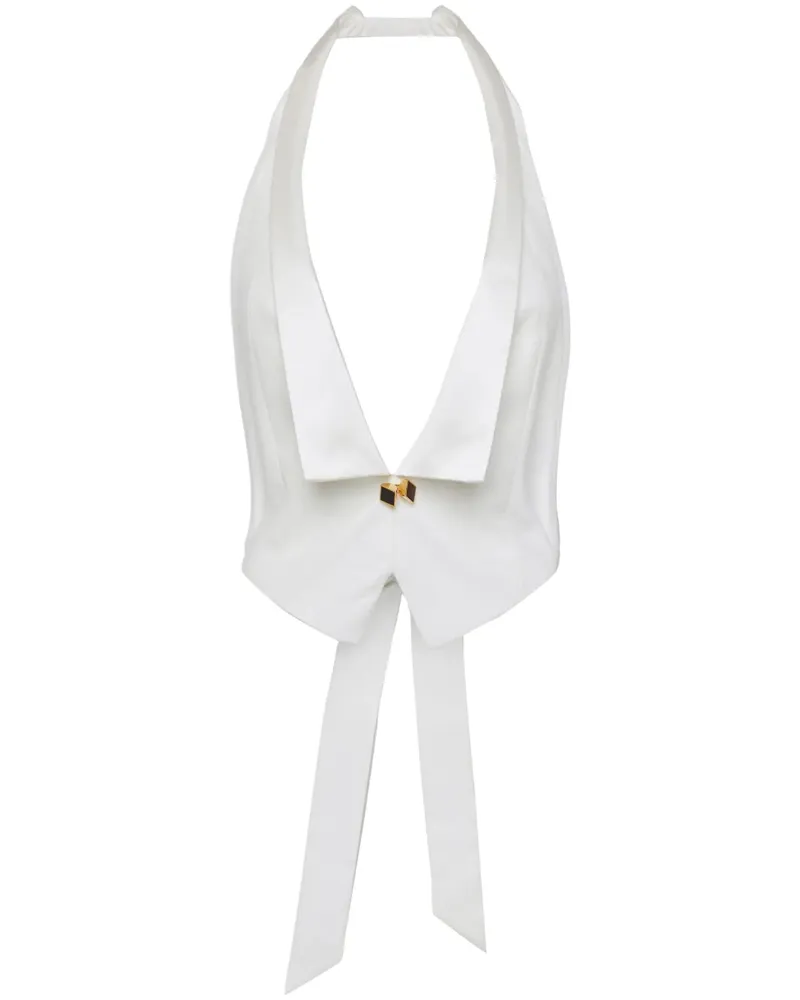 Dsquared2 Neckholder-Top - Weiß Weiß