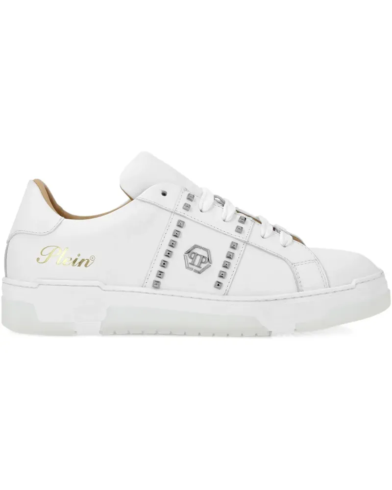 Philipp Plein Sneakers aus Leder - Weiß Weiß
