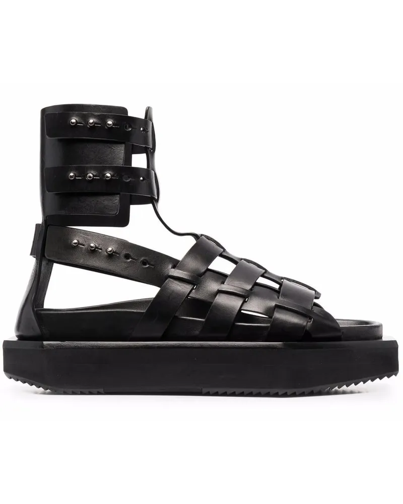 Rick Owens Turbo Cyclop Sandalen Schwarz