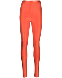 Alexandre Vauthier Leggings mit hohem Bund Rot