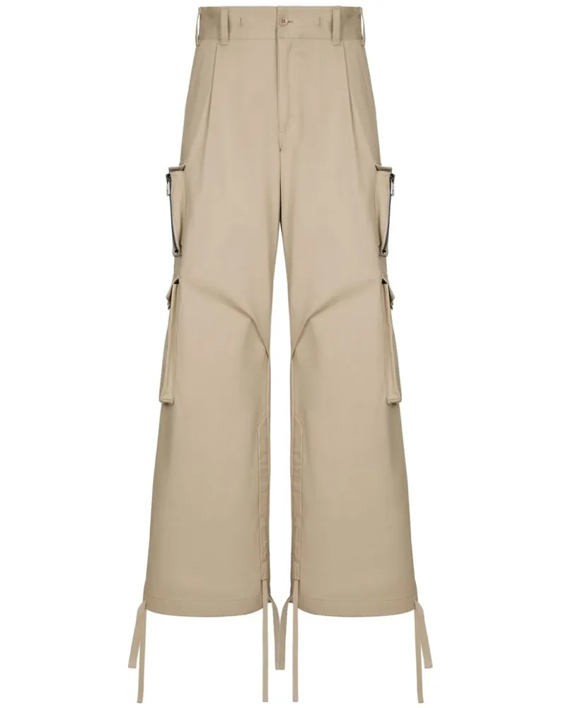 Dolce & Gabbana Weite Cargohose - Nude Nude