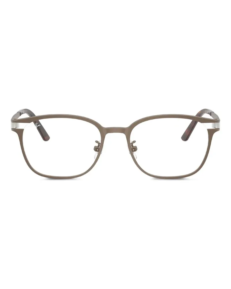 Ray Ban rx8780d browline glasses - Nude Nude