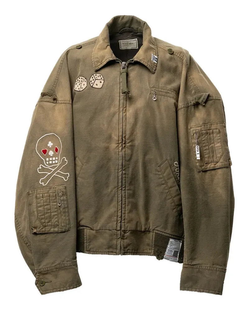 MIHARAYASUHIRO Sonnengebleicht wie eine Bomberjacke - Grün Grün