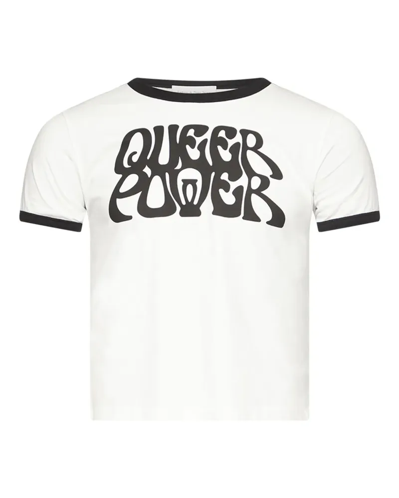 Ludovic de Saint Sernin Queer T-Shirt - Weiß Weiß