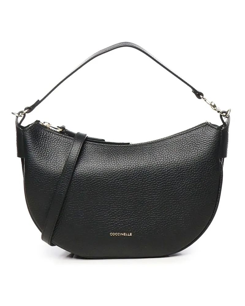 Coccinelle Schultertasche aus Leder - Schwarz Schwarz