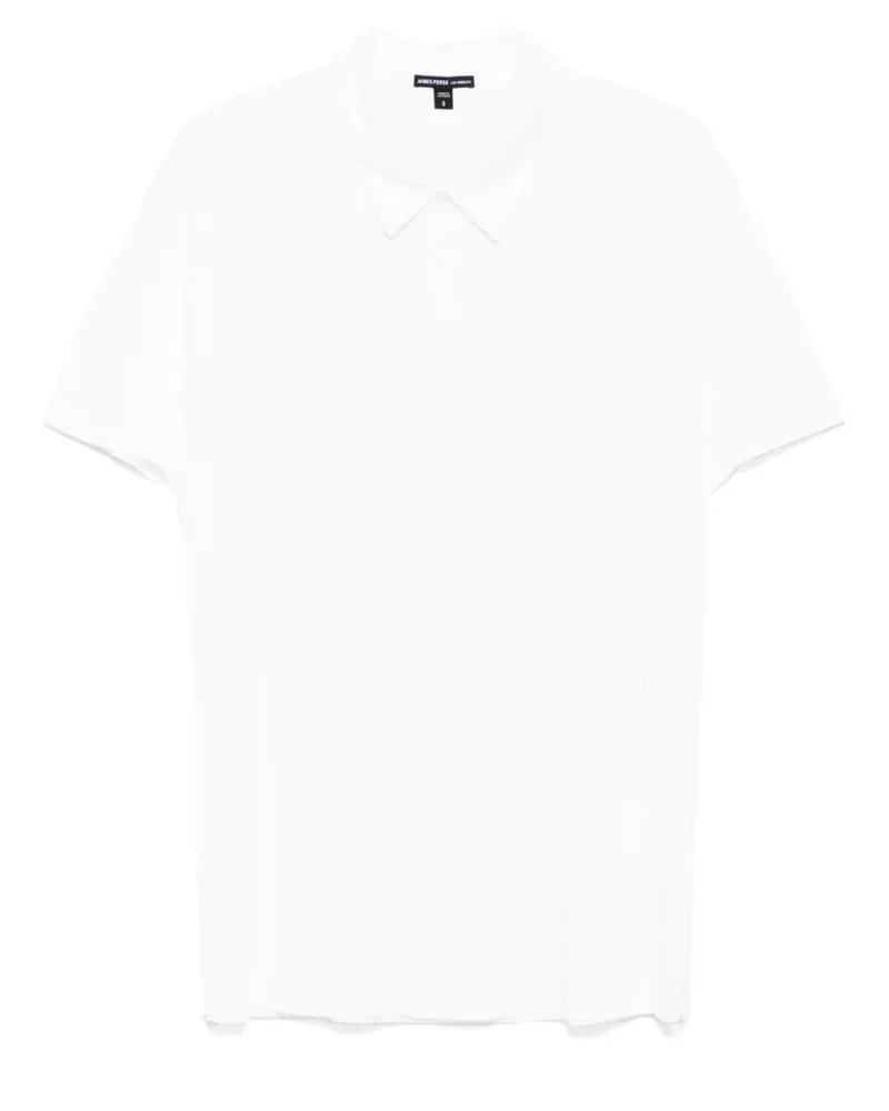 James Perse Brushed Lotus Poloshirt - Weiß Weiß