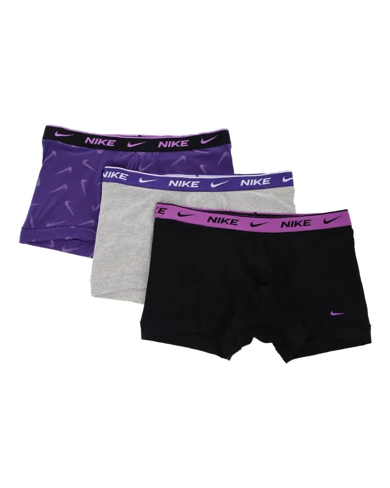 Nike Badehose mit Logo-Bund - Violett Violett