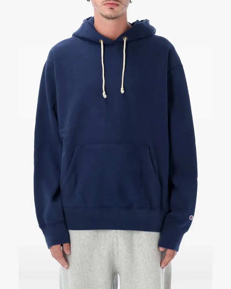 Champion Hoodie mit Logo-Patch - Blau Blau