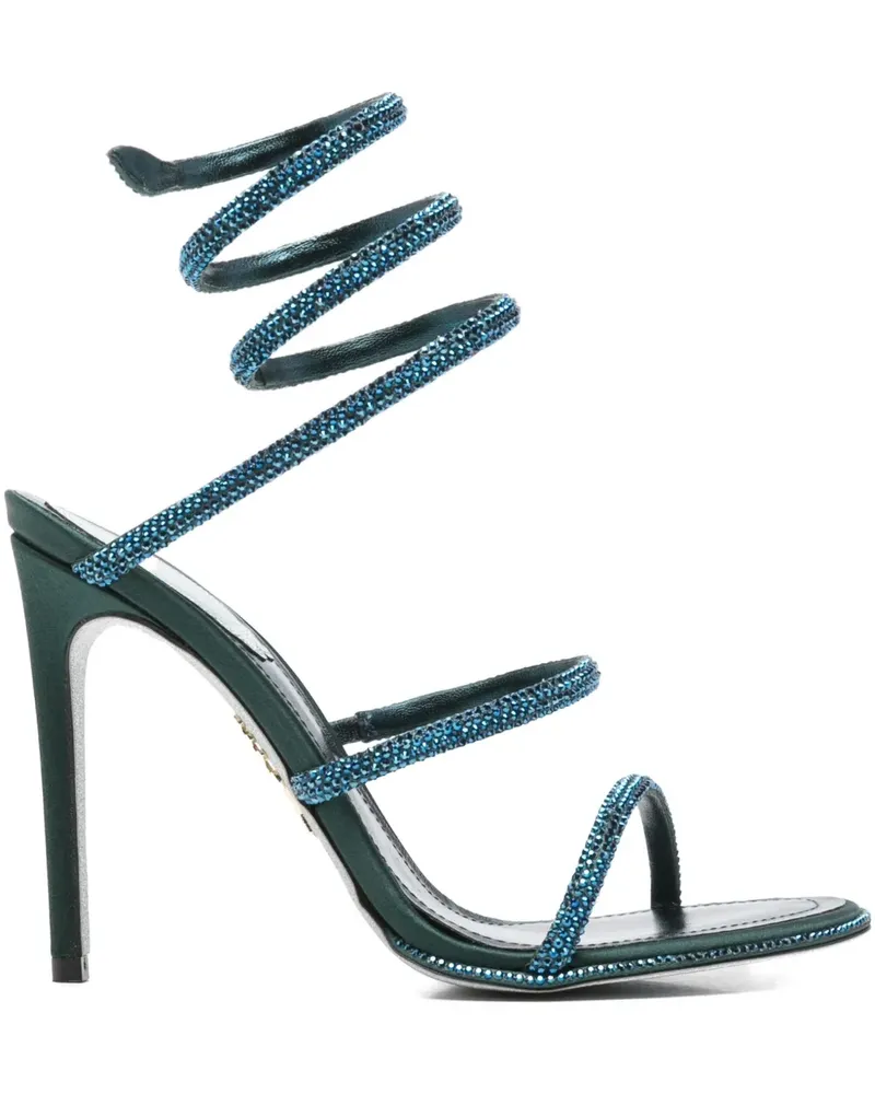 René Caovilla Cleo Sandalen 105mm - Grün Grün