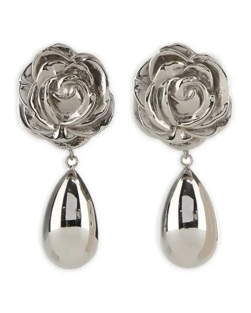 Magda Butrym rose drop earrings - Silber Silber