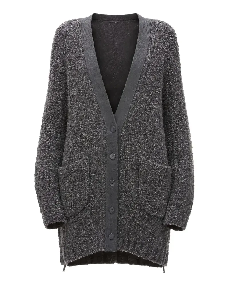 3.1 phillip lim Strickmantel mit V-Ausschnitt - Grau Grau