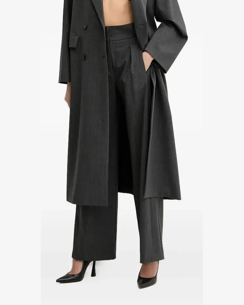 IRO CATANI Hose mit Falten - Grau Grau