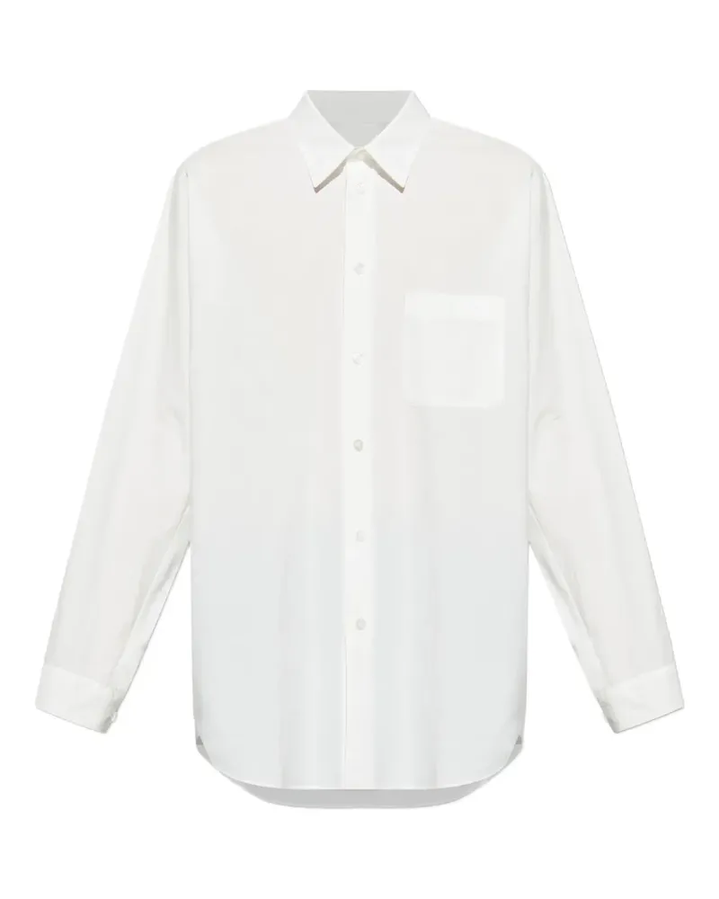 Issey Miyake Klassisches Hemd - Weiß Weiß
