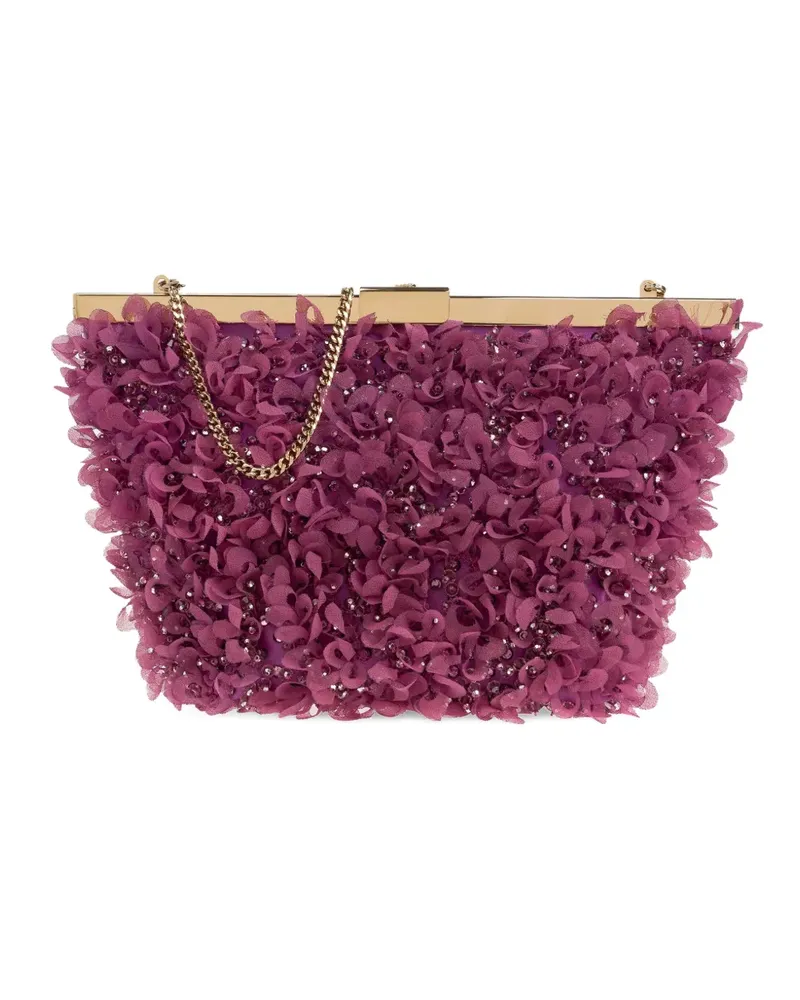 Jimmy Choo Ganache chain-strap clutch bag - Violett Violett