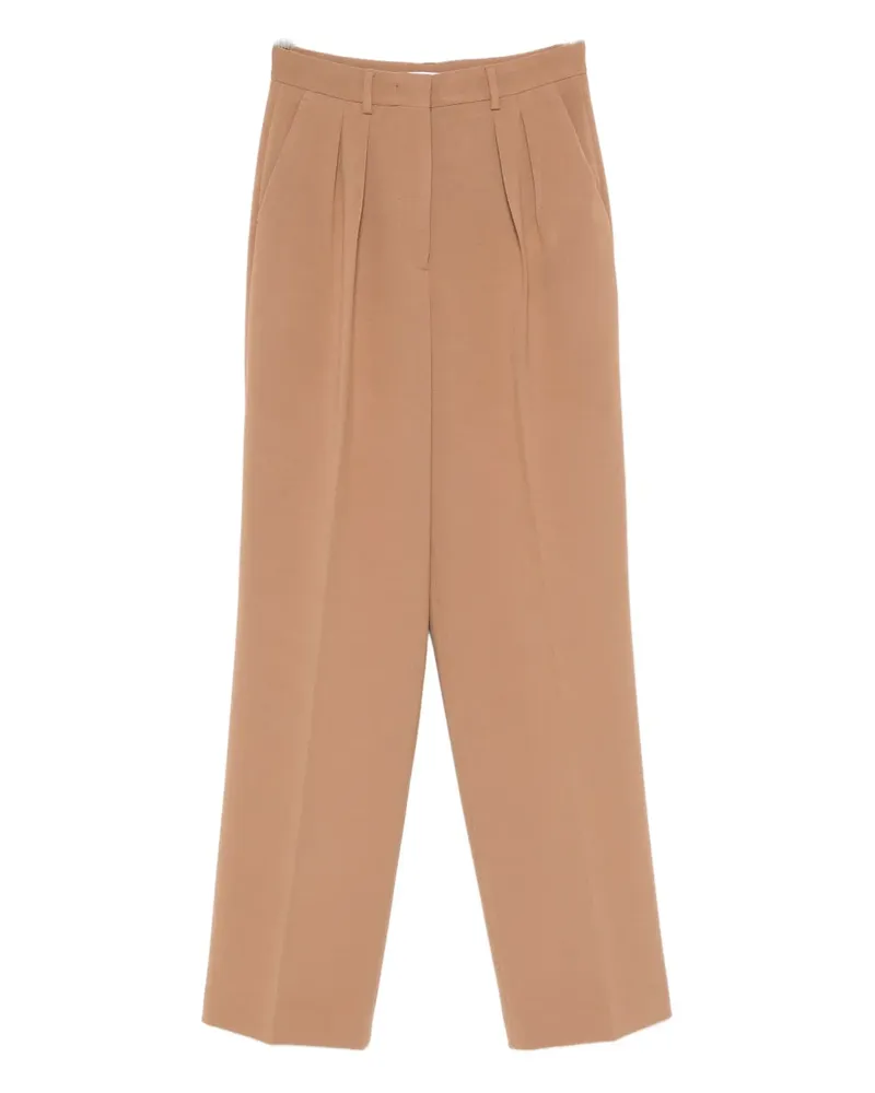 Manuel Ritz pleated trousers - Braun Braun
