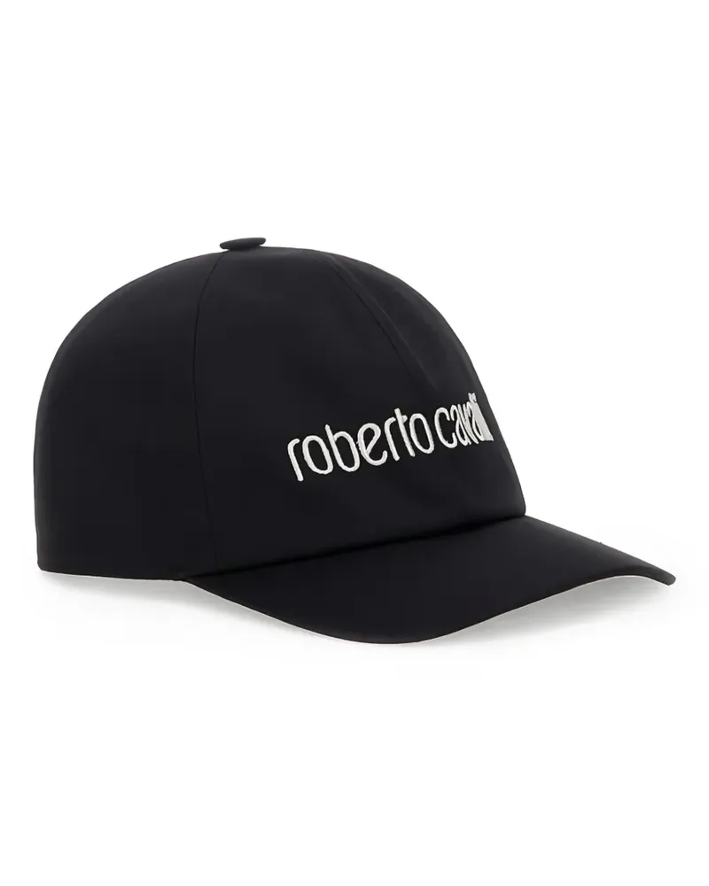 Roberto Cavalli Baseballkappe mit Logo-Stickerei - Schwarz Schwarz