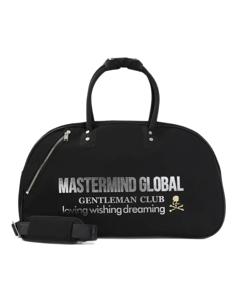 Mastermind Japan logo-print duffle bag - Schwarz Schwarz