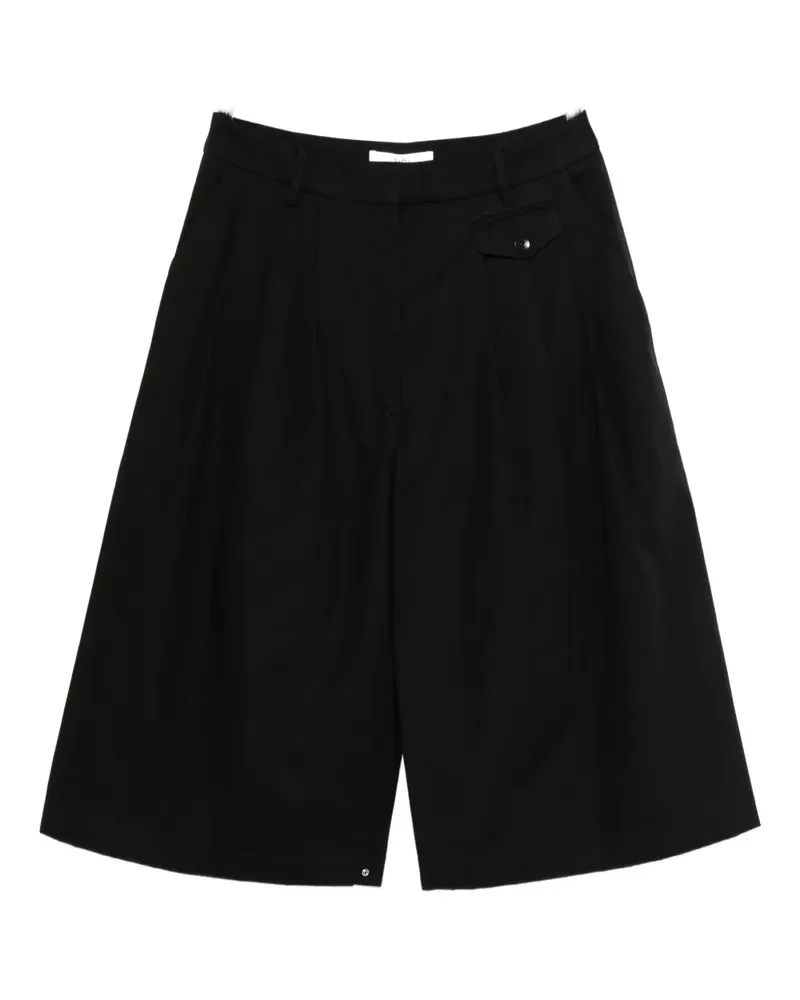 tibi pleated shorts - Schwarz Schwarz