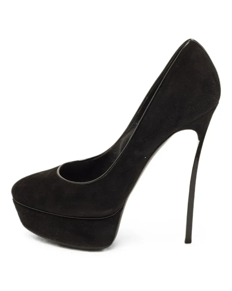 Casadei Pumps mit runder Kappe - Schwarz Schwarz