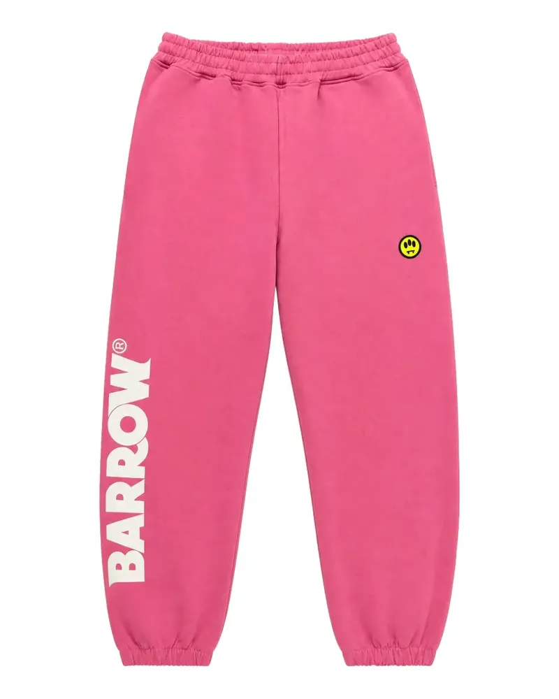 BARROW logo-print track pants - Rosa Rosa