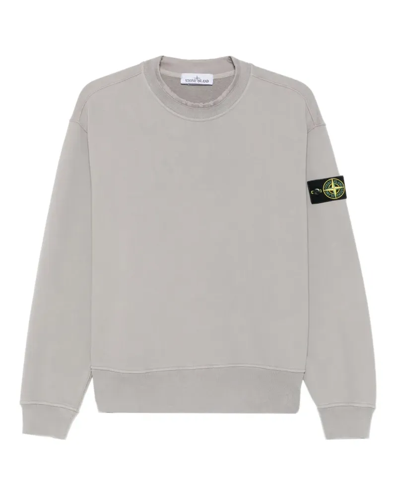 Stone Island Pullover mit Logo-Patch - Grau Grau