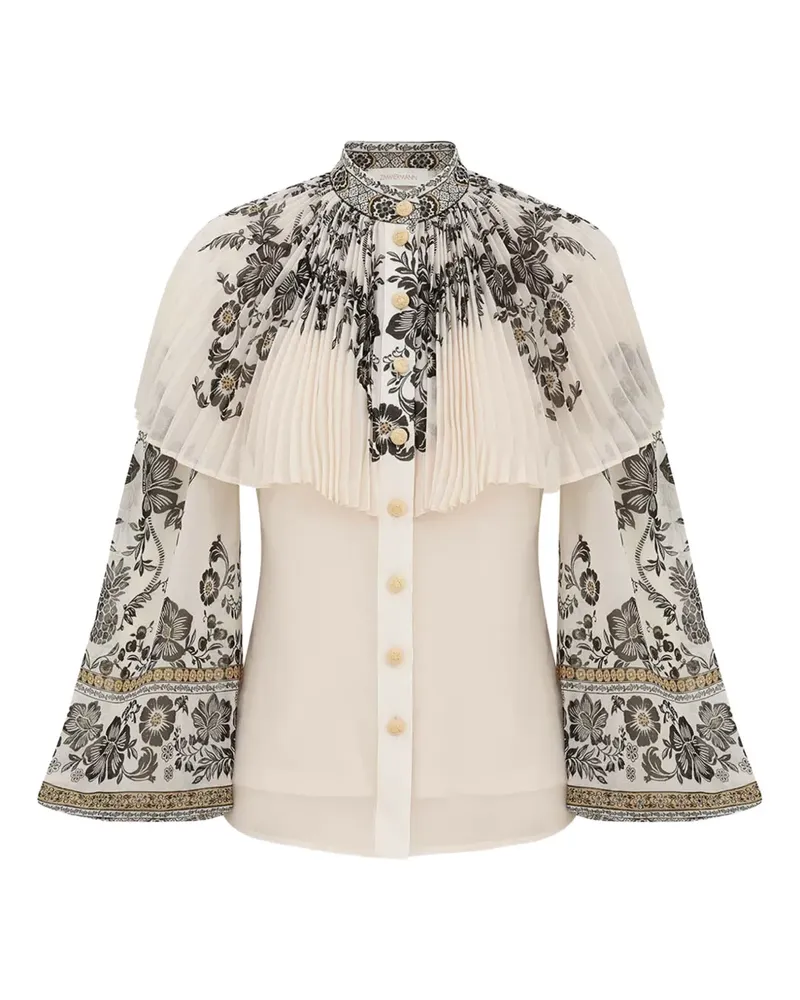 Zimmermann Dawning Bluse - Nude Nude