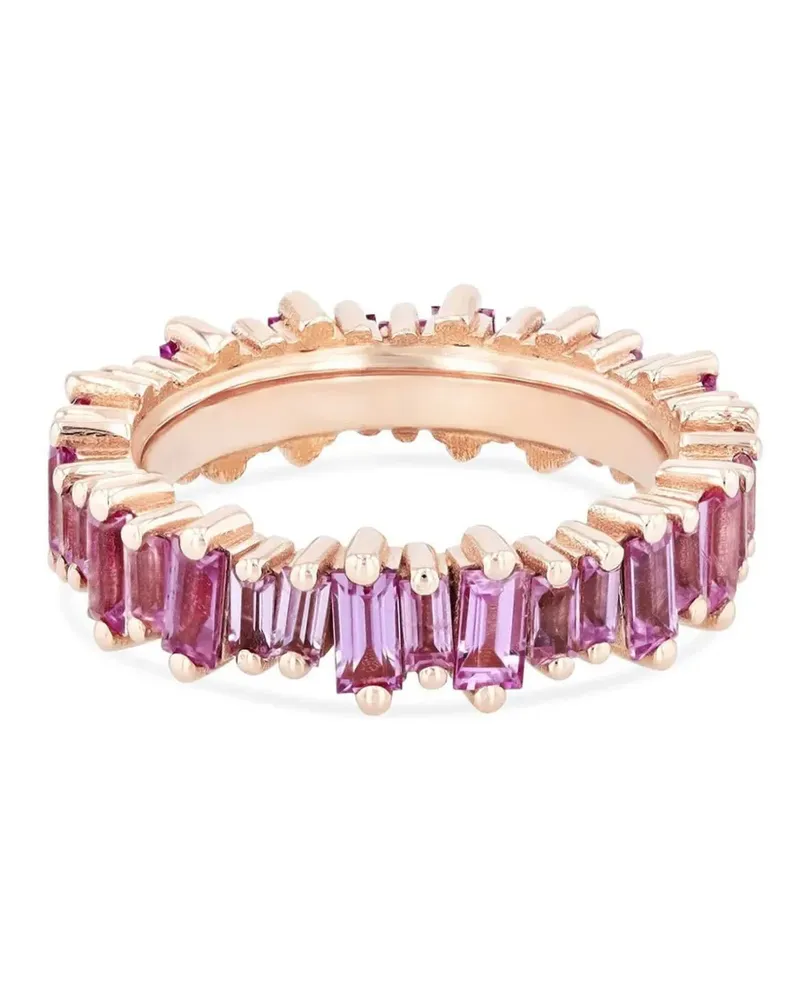 Suzanne Kalan 18kt Rotgoldring mit Saphir - Rosa Rosa