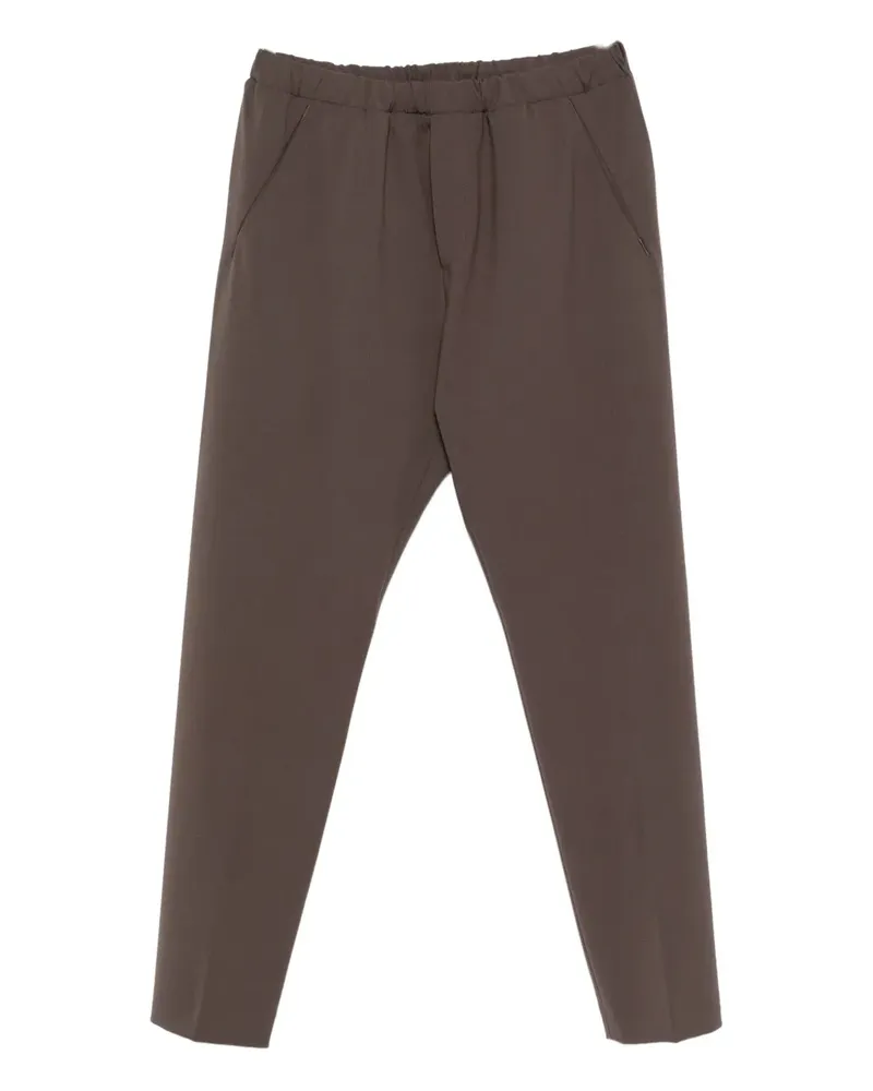 nine:inthe:morning elasticated-waist trousers - Braun Braun