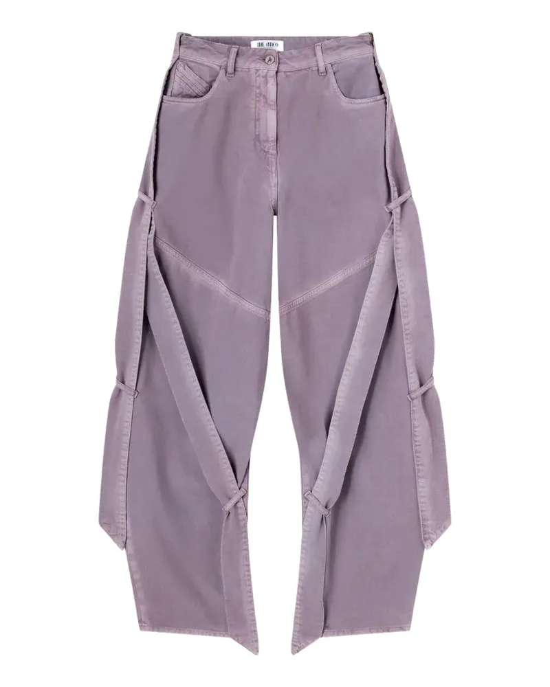 ATTICO Geknotete Hose mit Knopfverschluss - Violett Violett