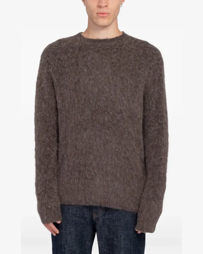 Minimum Fraser brushed-effect sweater - Braun Braun