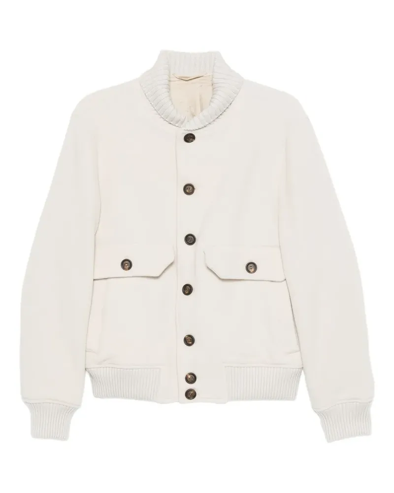 Eleventy Geknöpfte Jacke - Nude Nude