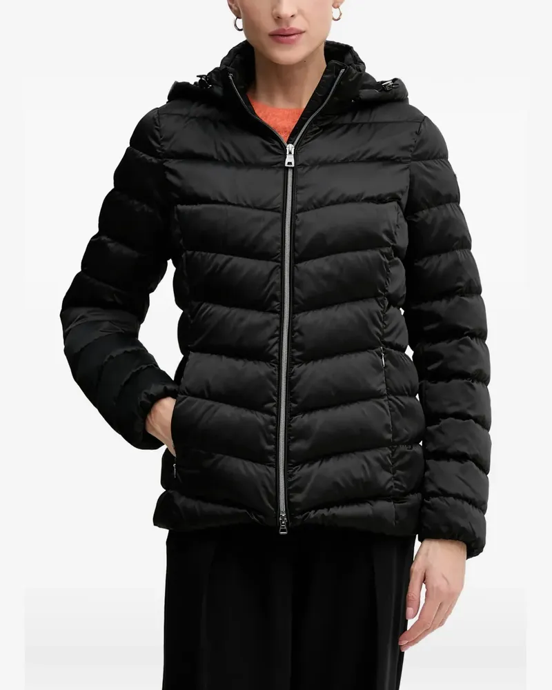 Geox hooded-neck padded jacket - Schwarz Schwarz