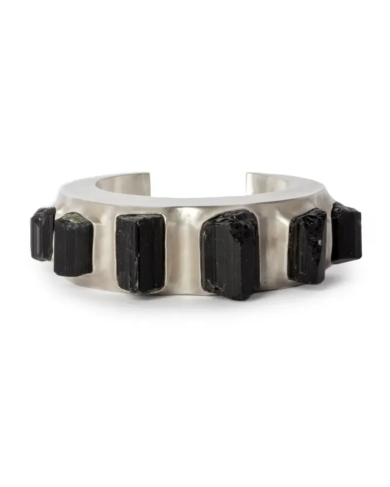 Parts Of Four Crescent Armspange - Silber Silber