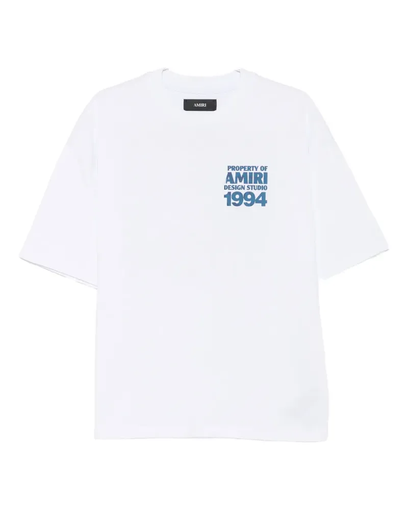 Amiri logo-print T-shirt - Weiß Weiß