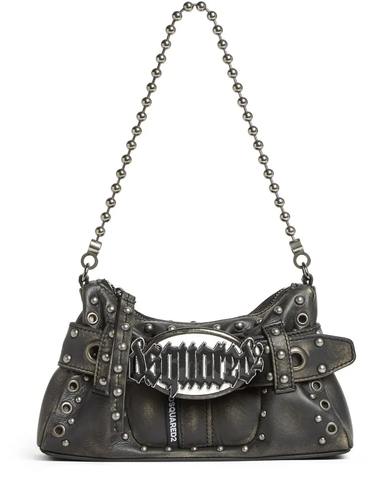 Dsquared2 Gothic Schultertasche - Schwarz Schwarz
