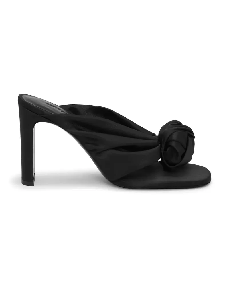 ROTATE Birger Christensen Sandalen mit eckiger Spitze - Schwarz Schwarz