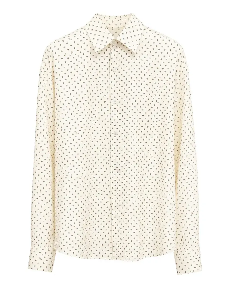 Costumein JilSeidenhemd mit geometrischem Print - Nude Nude