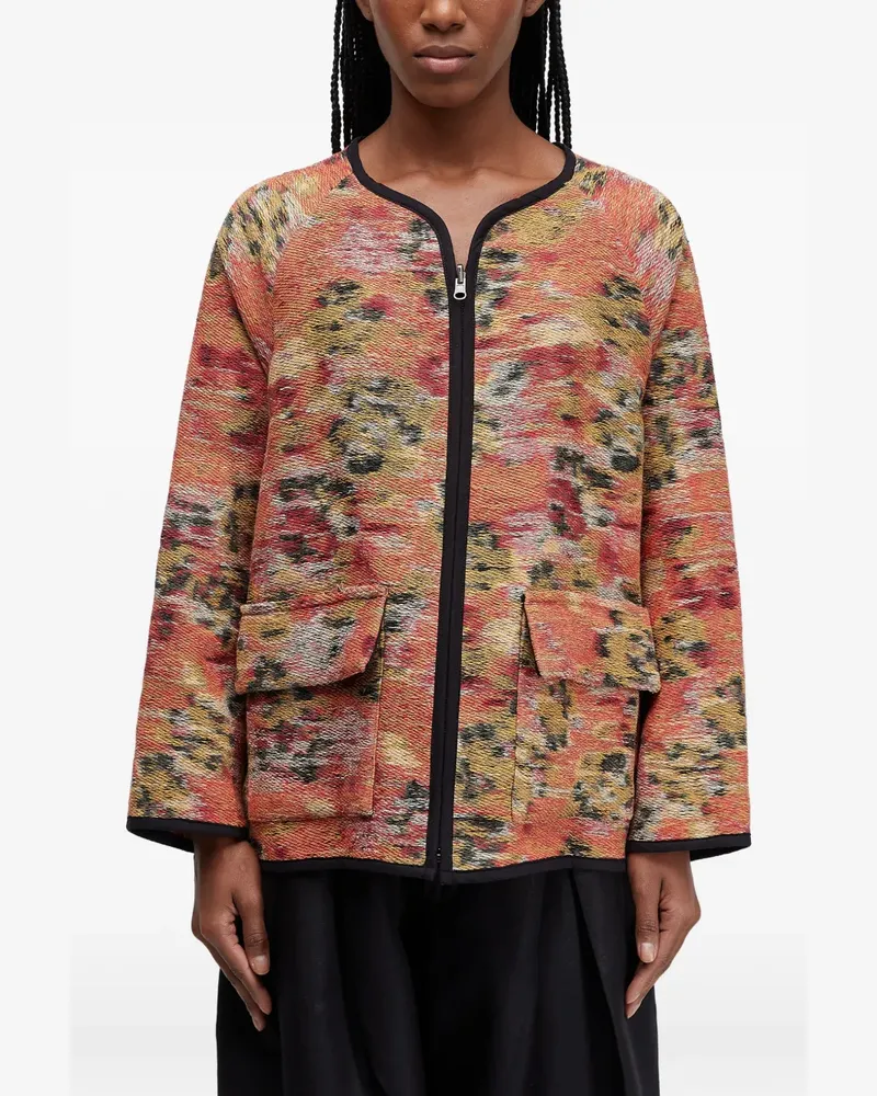 Osklen Gemusterte Jacke - Orange Orange