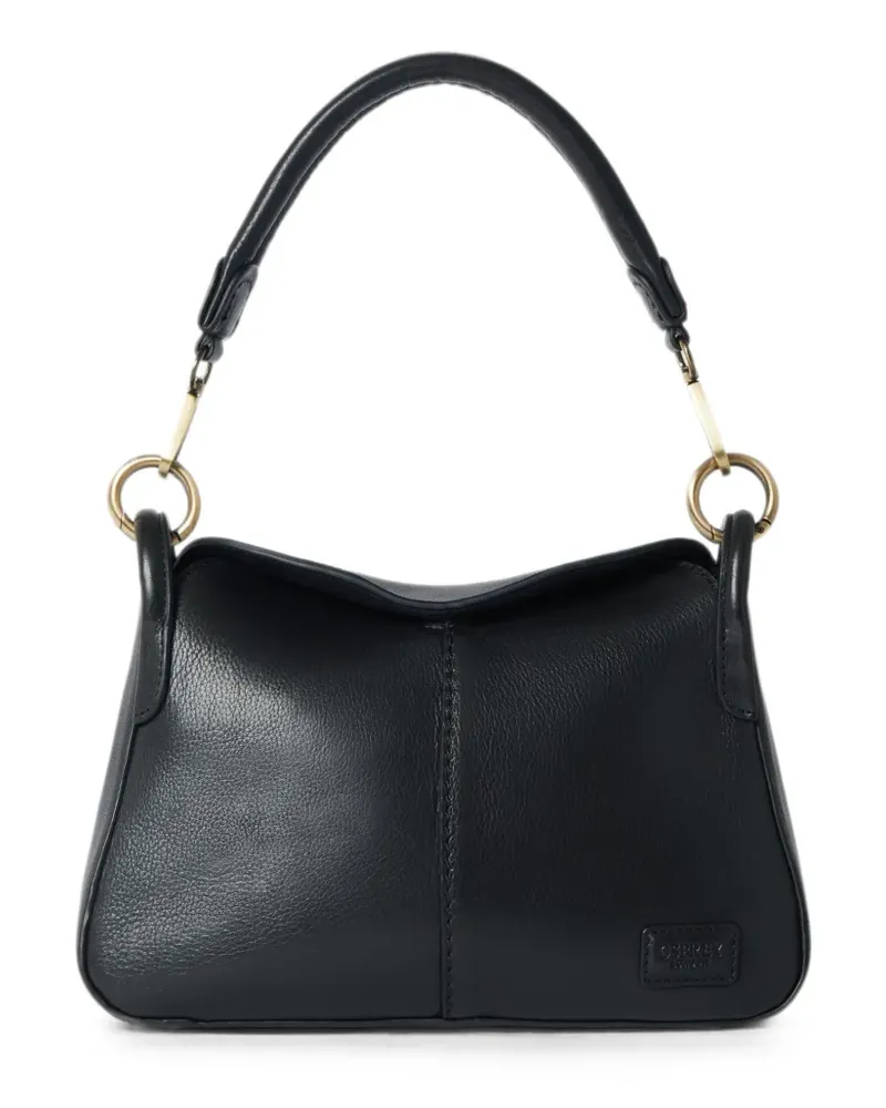 Osprey The Oxford pebbled leather shoulder bag - Schwarz Schwarz