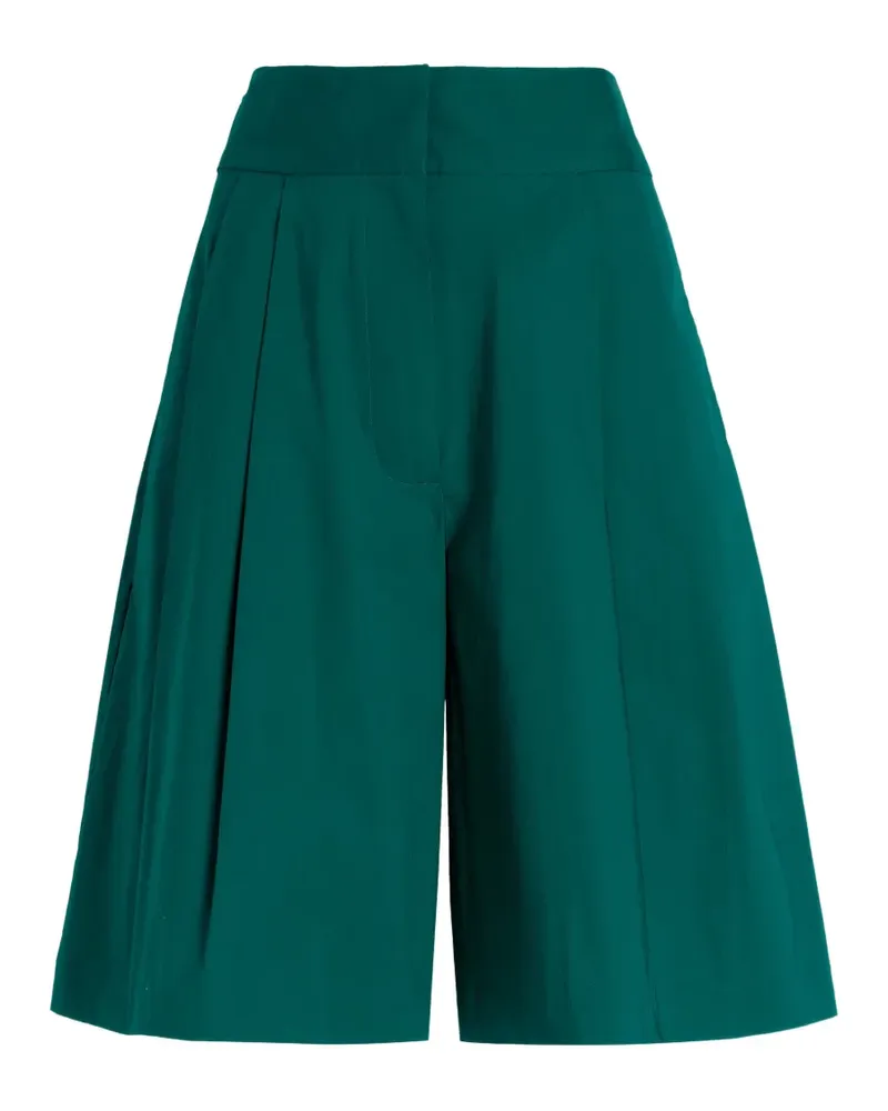 Proenza Schouler Clio Shorts mit Falten - Grün Grün