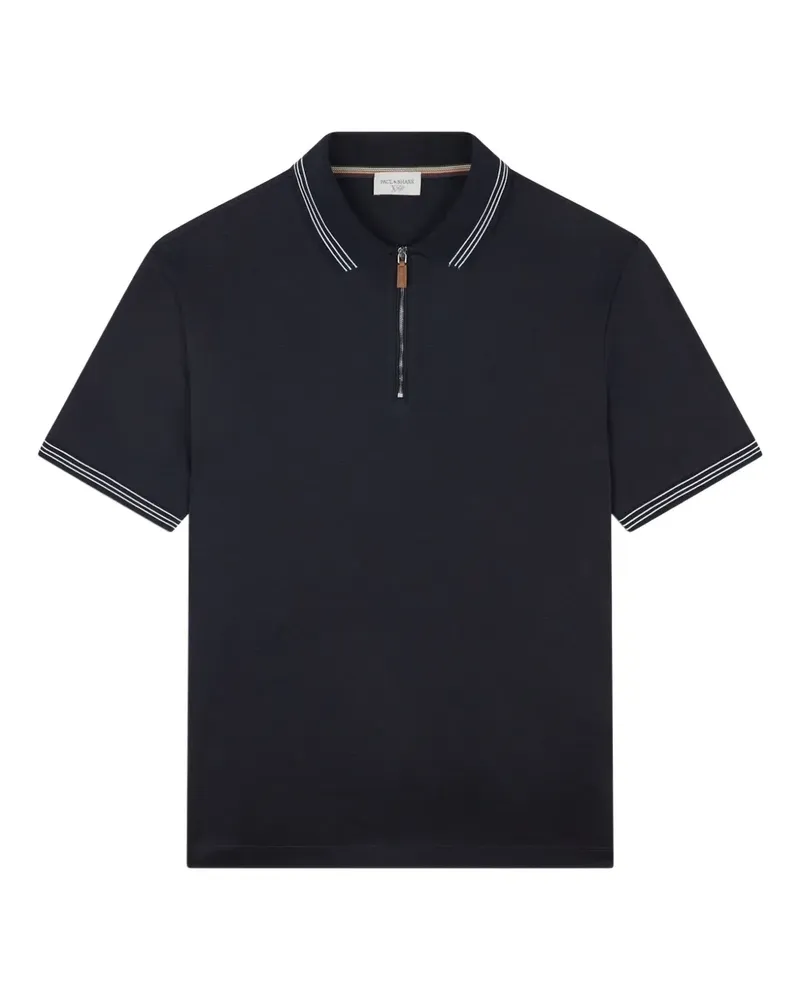 Paul & Shark Poloshirt mit Streifendetail - Blau Blau
