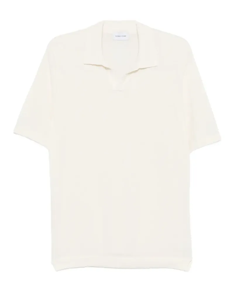 Scaglione polo-collar T-shirt - Weiß Weiß