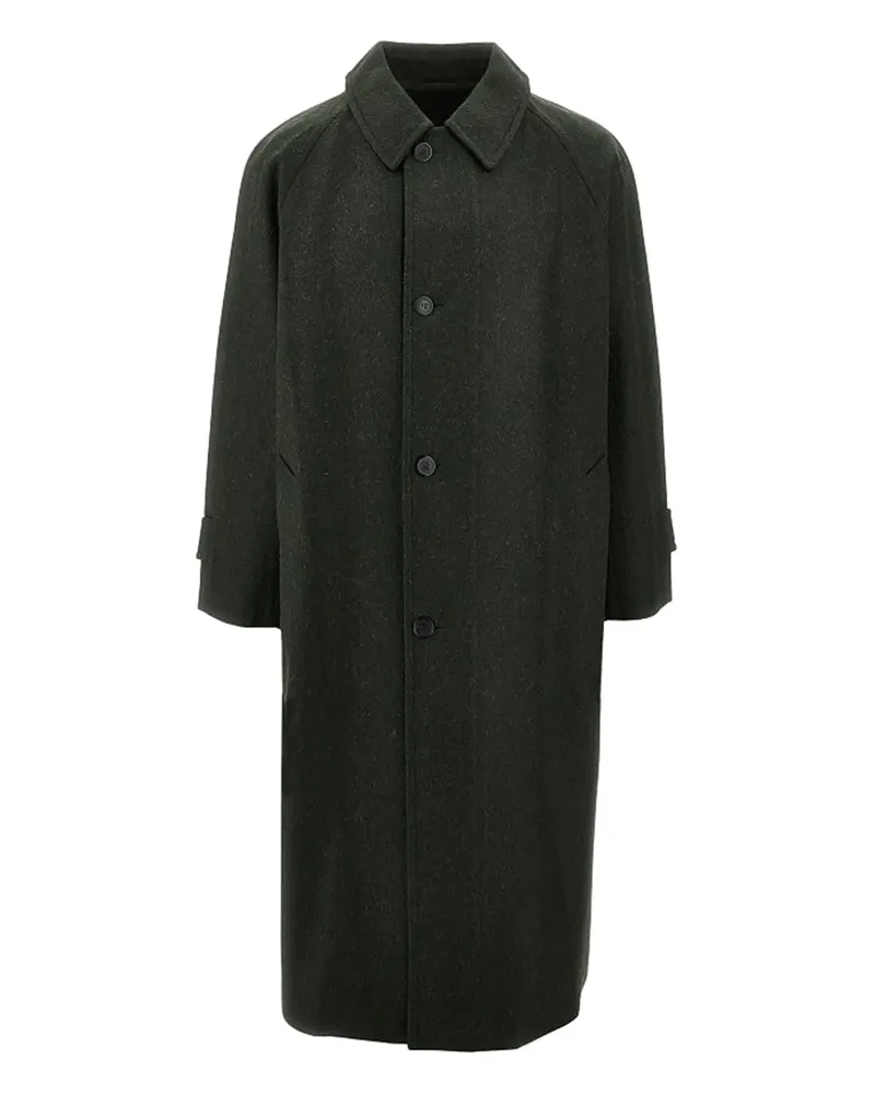 Prada Einreihiger Mantel - Grün Grün