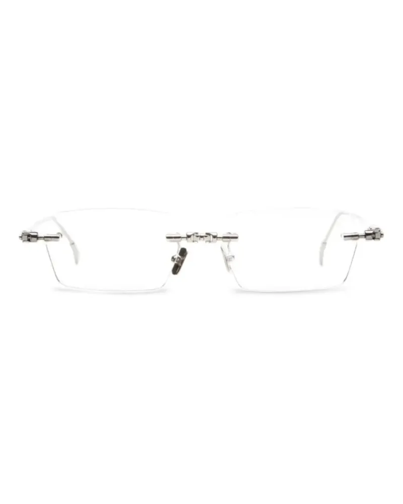 KUBORAUM geometric-frame H61 glasses - Silber Silber