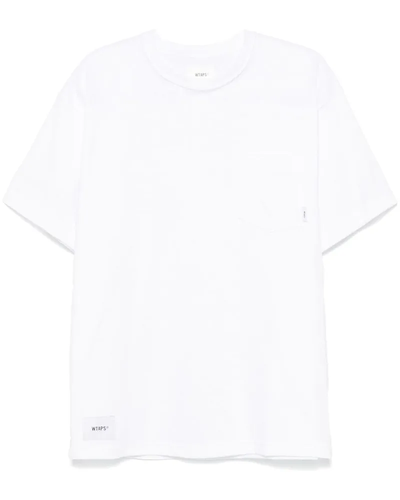 WTAPS T-Shirt mit aufgesetzter Tasche Weiß