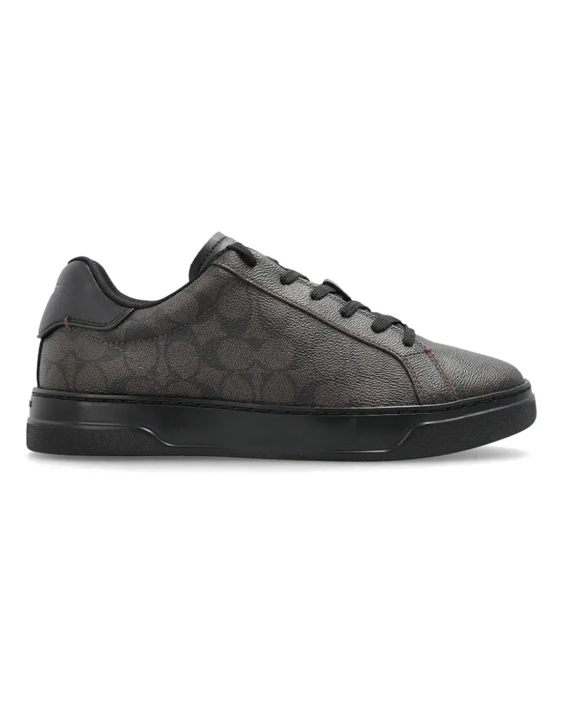 Coach patterned lace-up sneakers - Braun Braun