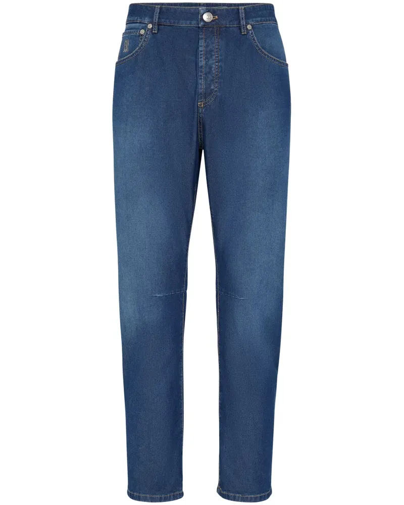 Brunello Cucinelli Jeans mit geradem Bein - Blau Blau