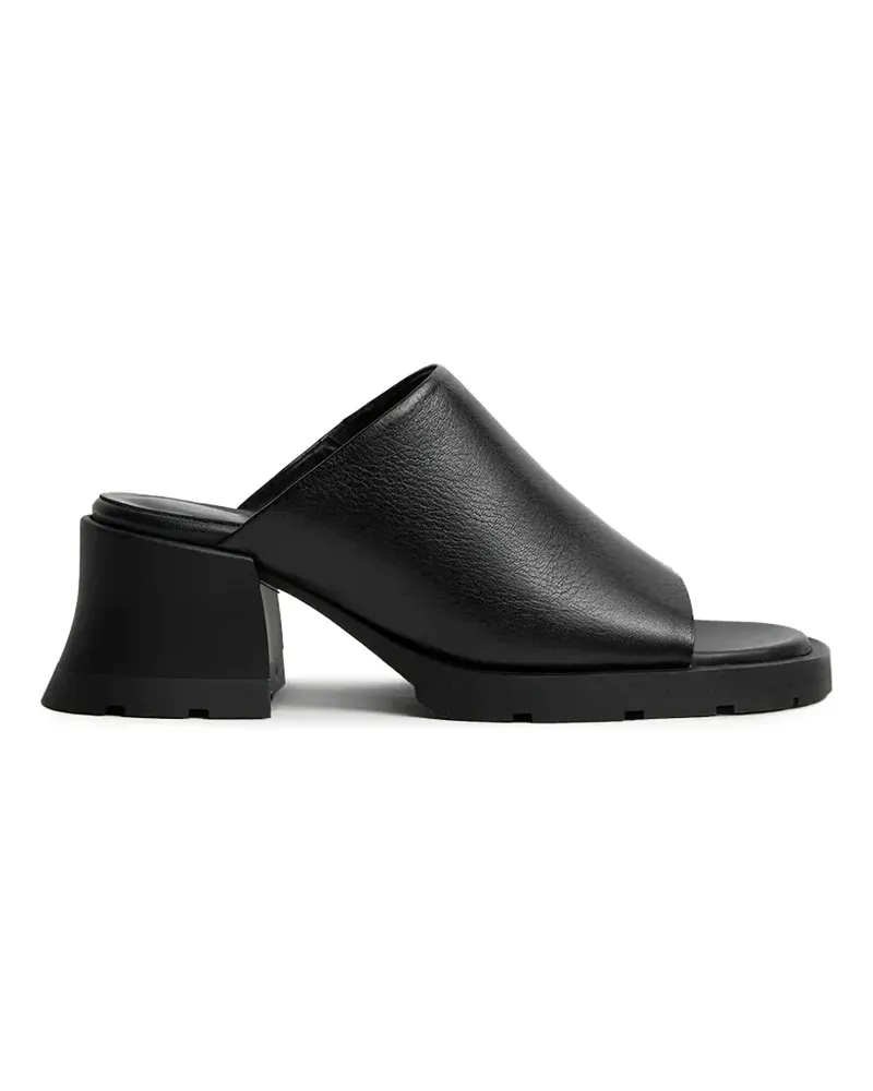 Miista leather lug-sole mules - Schwarz Schwarz