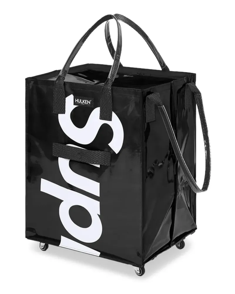 Supreme Being x Hulken logo-print tote bag - Schwarz Schwarz